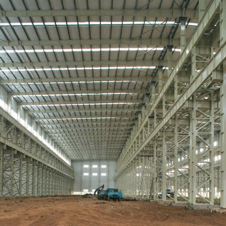 Large Span Space Galvanized Sheet Heavy Duty Metal Frame Steel Structure Building Featuring Quick Construction and Exceptional Seismic Strength Stadium
