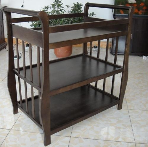 Kids Kindergarden Toy Box Drawers Changing Station Table in Bedroom