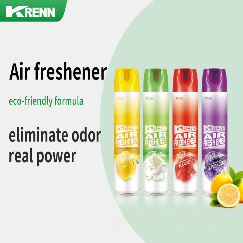 Krenn Custom Long Lasting Fragrance Car Air Freshener Spray 300ml Variety Scents Office and Hotel Air Freshener