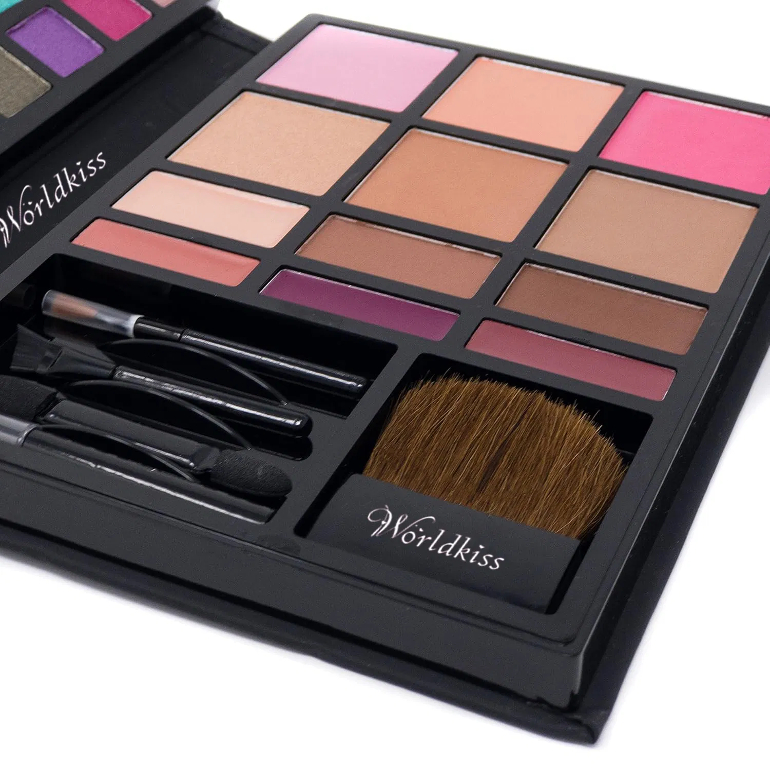 Professional Eyeshadow Lip Gloss Blush Highlighter Bronzer Eyebrow Powder Eyeliner Brushes Makeup Set