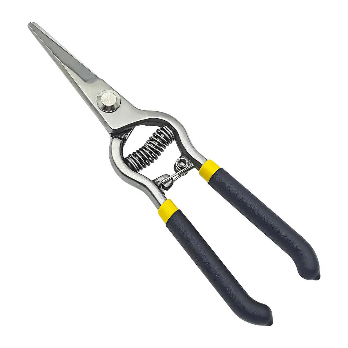 Pruning Shears W/Double Color Dipping Handle, Nickel-Iron Plated