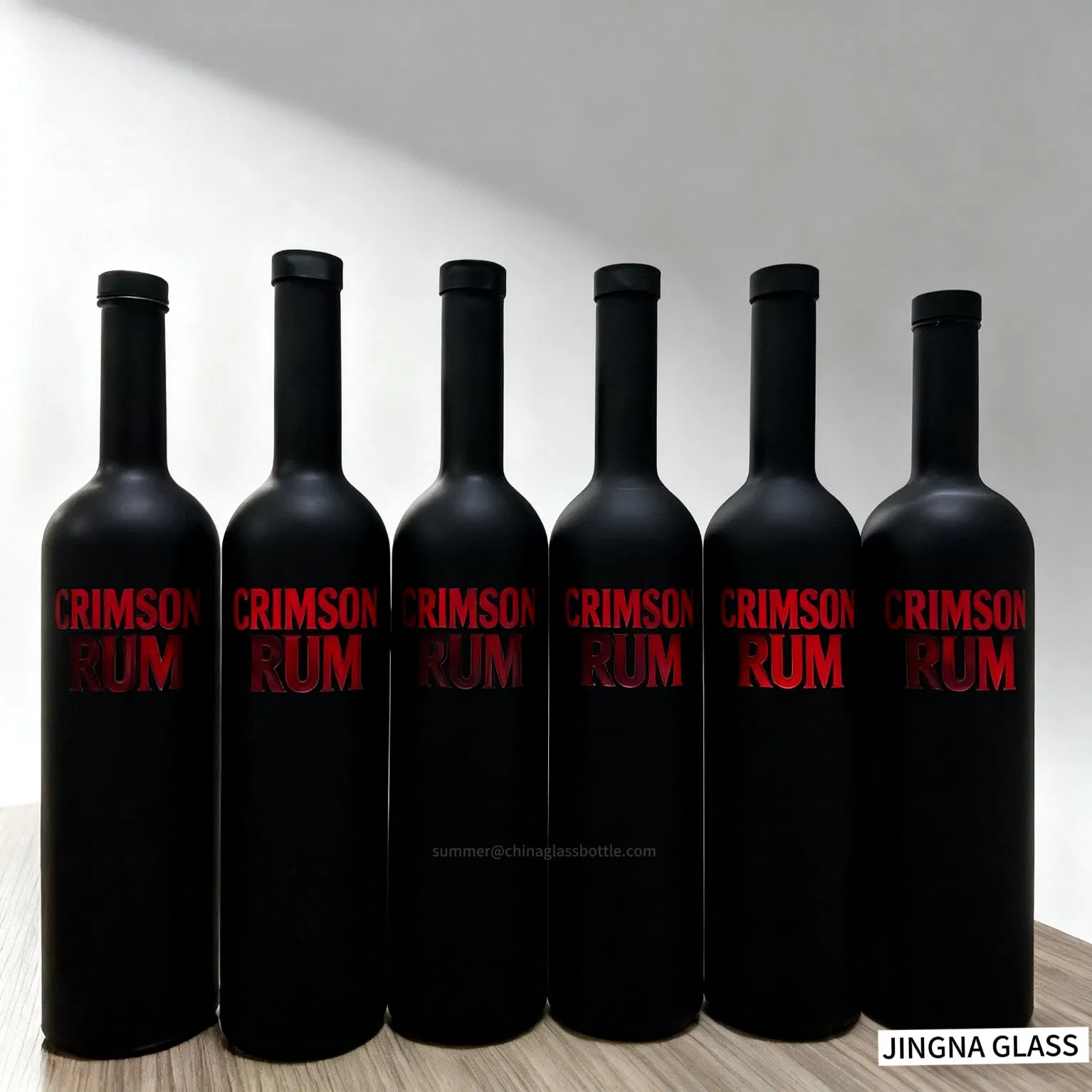 Custom Printed Label 70cl 75cl Tequila Gin Vodka Whisky Glass Liquor Bottle