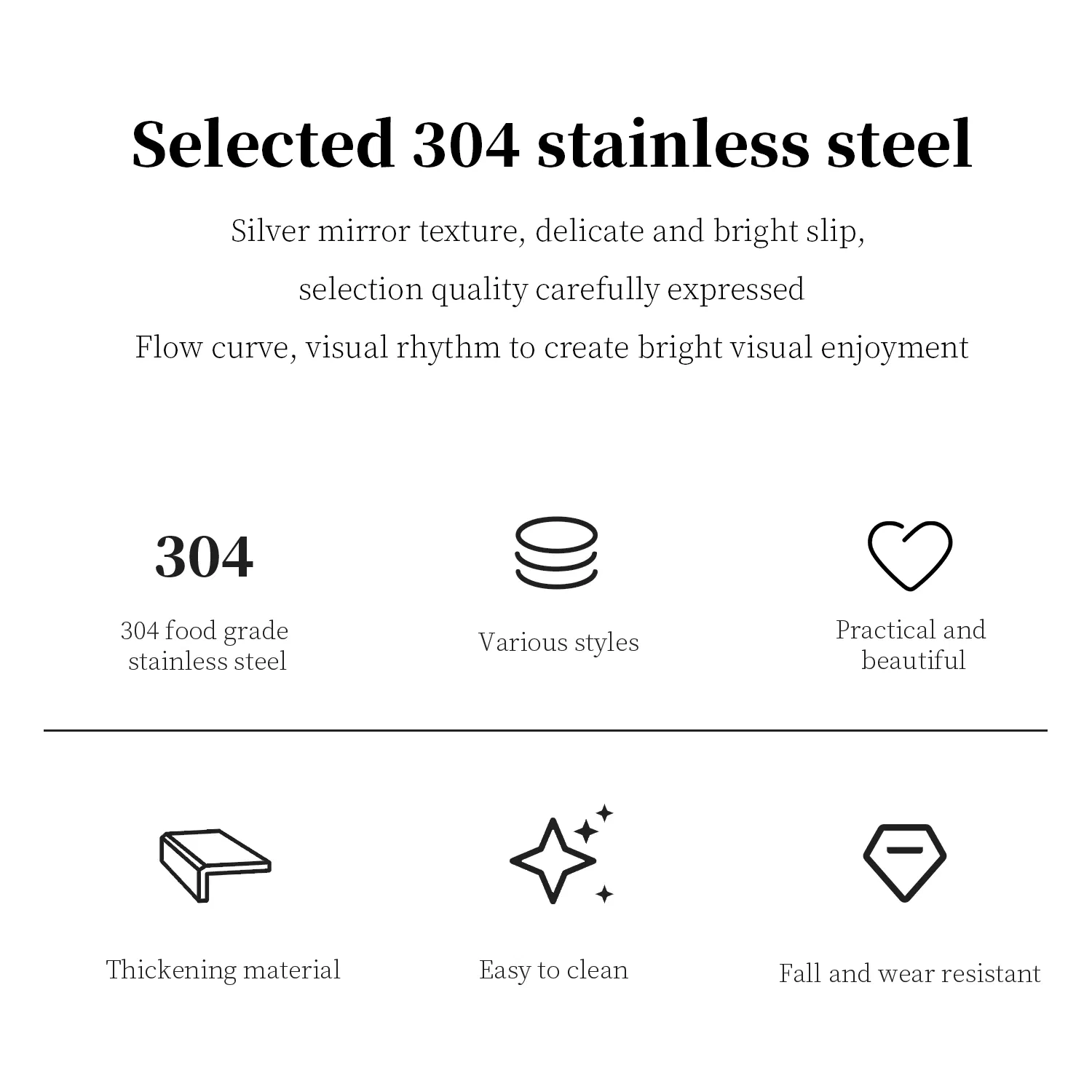 304 Stainless Steel Oval Hand Bowl Salad Plate