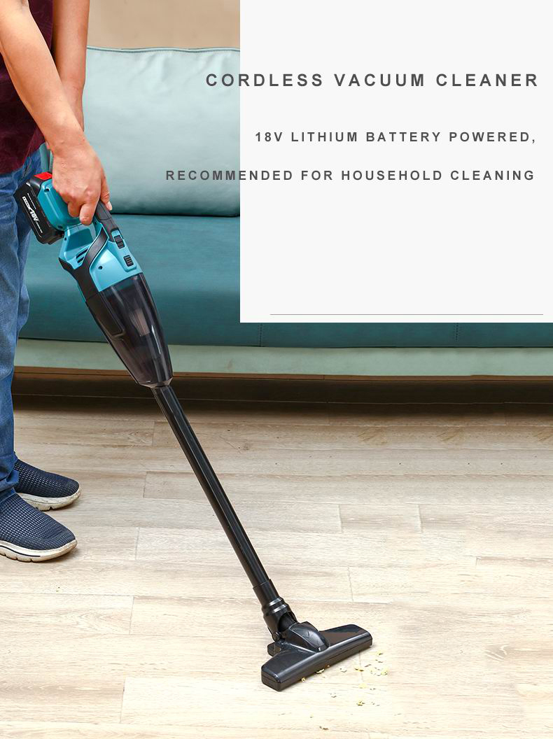 Cordless Vacuum 21V Easy to Operate for Home Using