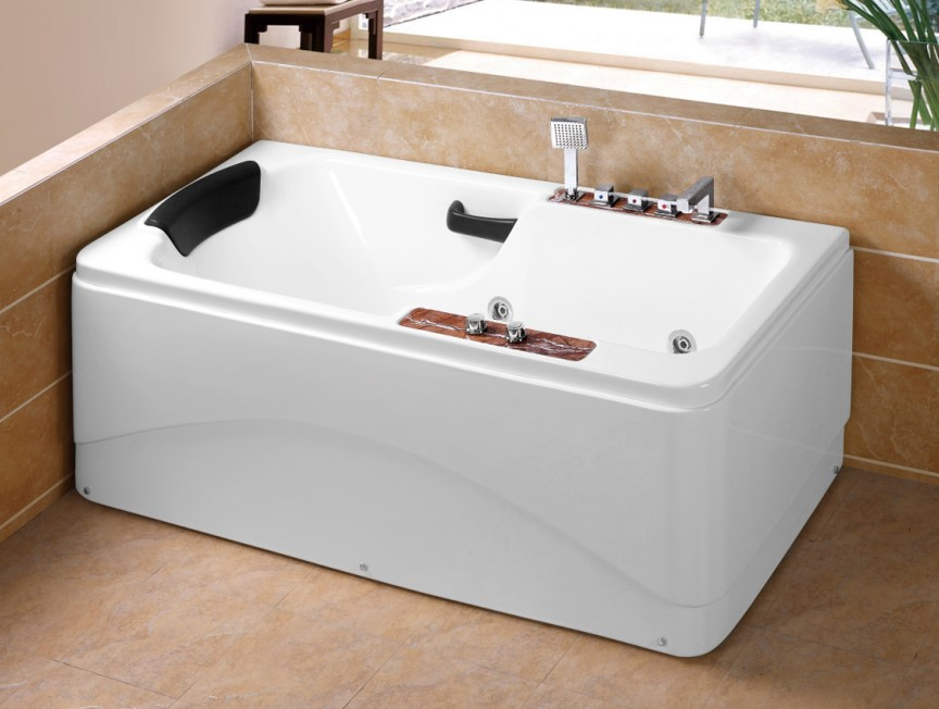 Угловая акриловая ванна с гидромассажем DMAN 8026