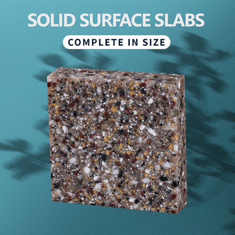 Repairable Wholesale Solid Surface Countertop Material Surface Solid Modified Solid Surface Slab