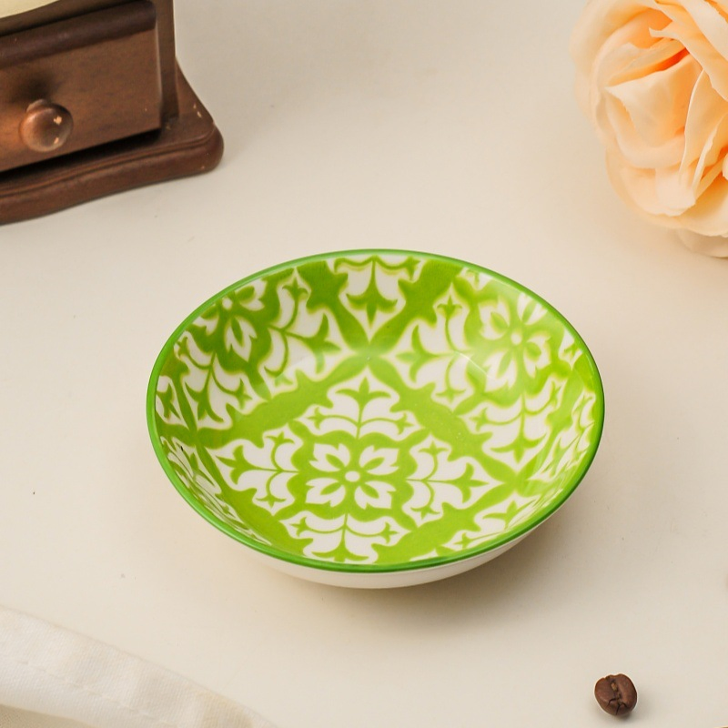 4.25"Saucer Soup Plate Pad Printing Porcelware Hotelware Ceramic Tableware
