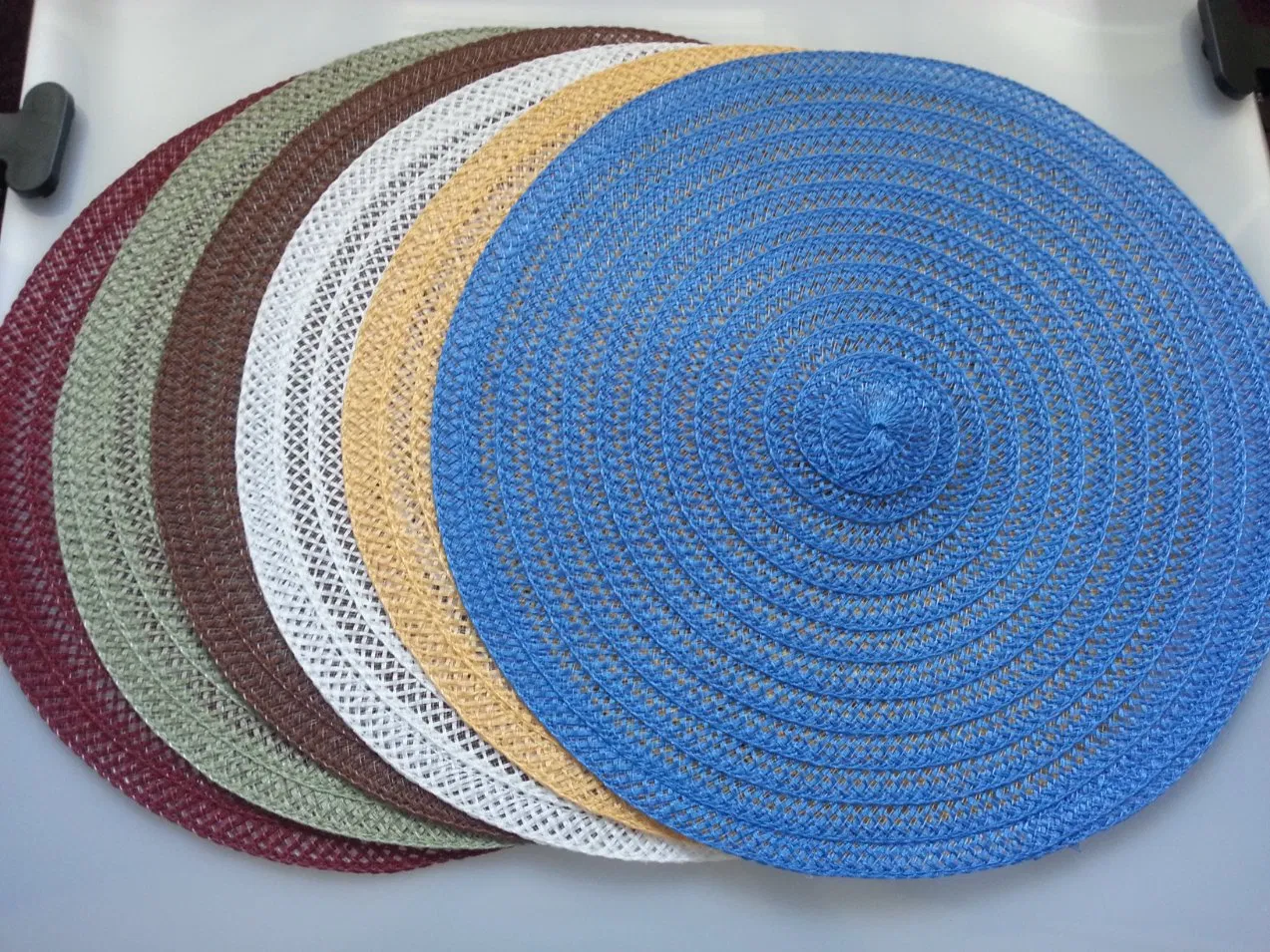 Colorful Weaved Plastic Placemat with Good Quality