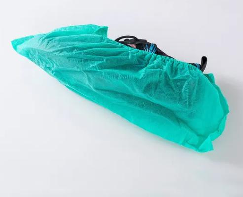 Secure Disposable Fabric Non-Woven PP Safe Non-Skid Shoe Cover for Safety Zones