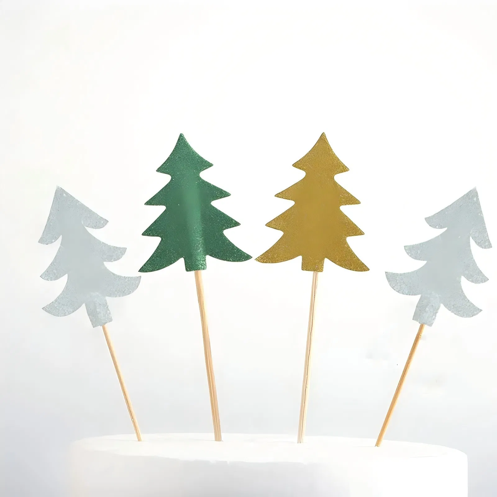 Merry Christmas Cake Fruit Sticks for Wedding Decoration Christmas Stocking Tree