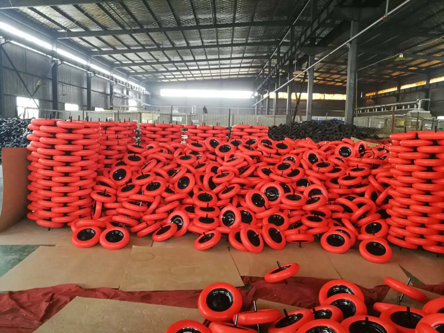 Colour Flat Free Tyre PU Foam Wheel 14inch 3.50-8