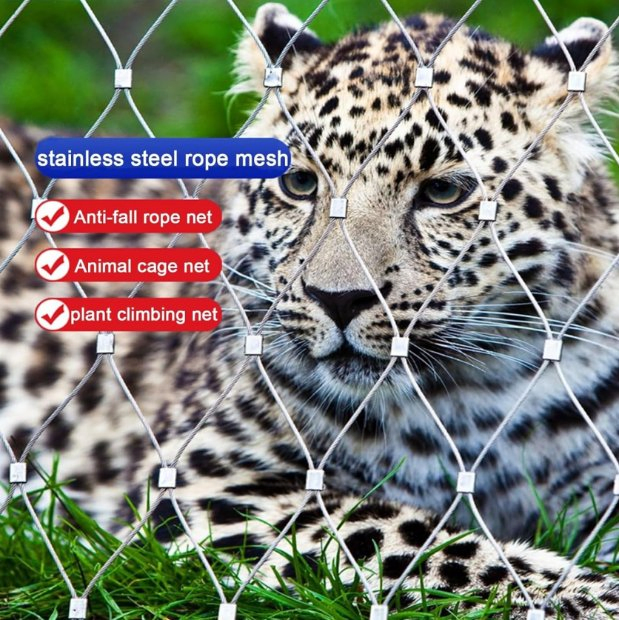 Flexible Metal Mesh Netting Stainless Steel Wire Rope Fence Mesh Metal Wire Rope Mesh