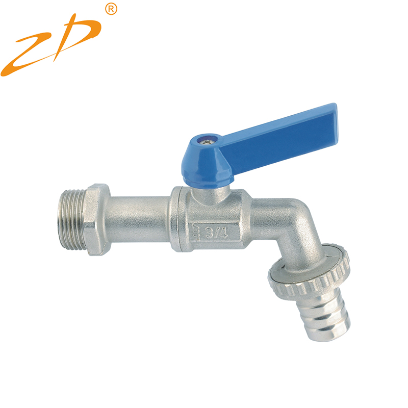 1/2"-1" Nickel Plated Natural Brass Fogred Brass OEM/ODM Iron Handle Bibcock