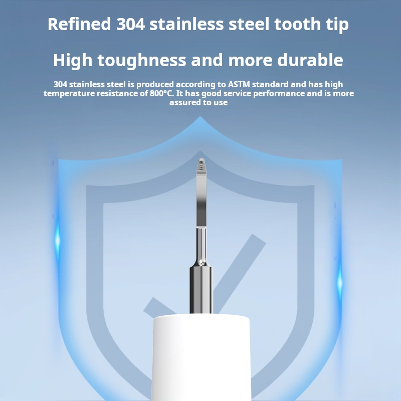 Smart Ultrasonic Tooth Cleaner Electric Dental Scaler Calculus Remover Plaque Tartar Removal Teeth Cleaning Tool
