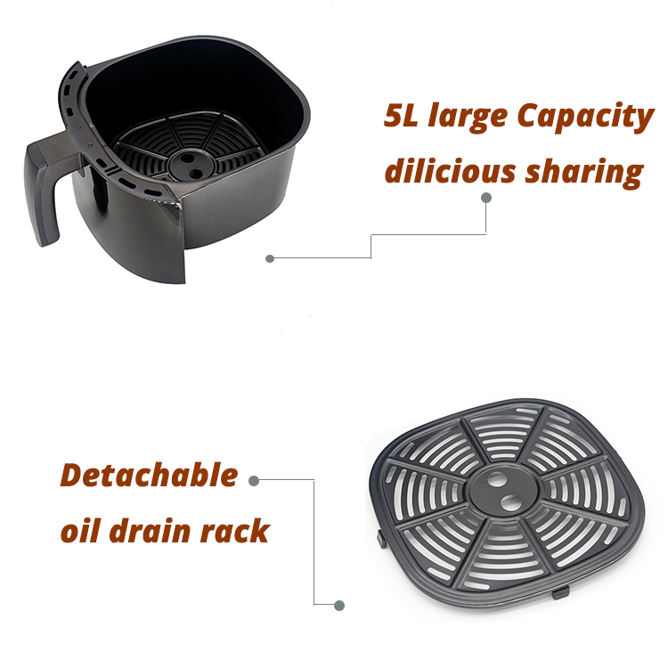 Customizable Color Oil-Free Air Fryer