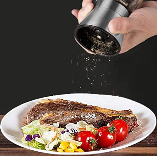 Прозрачная мельница для перца и соли ручная