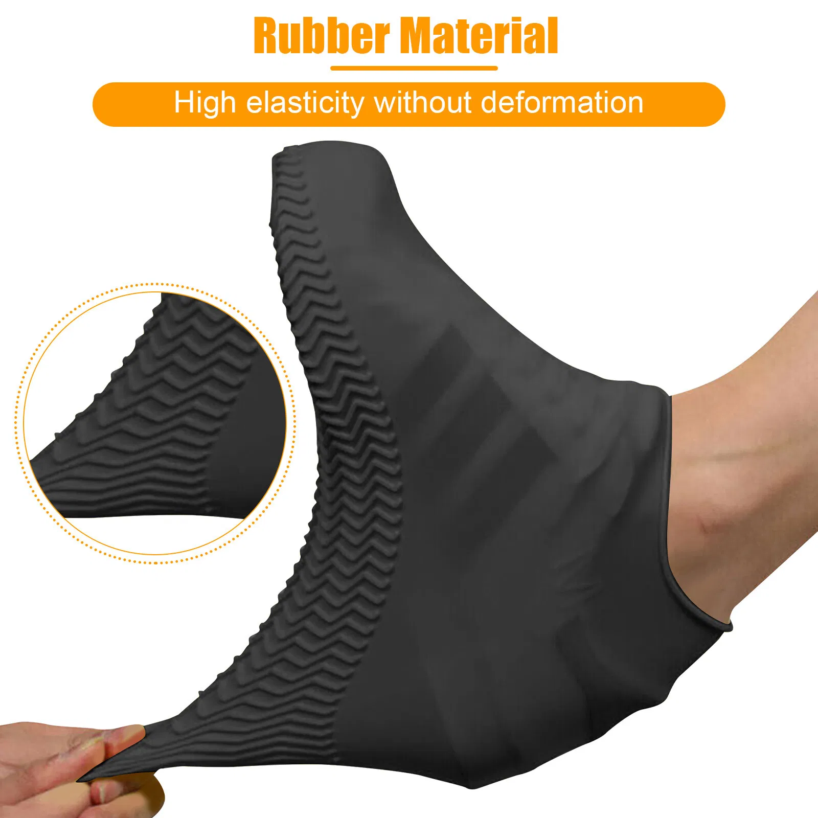 Rain Shoe Covers Waterproof Overshoes Boots Anti-Slip Shoes Cover Outdoor