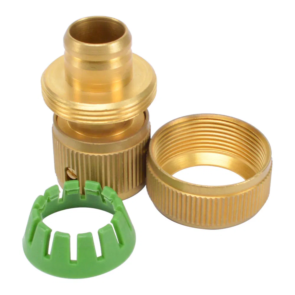 1/2 Inch Brass Hose Quick Connector with Stop