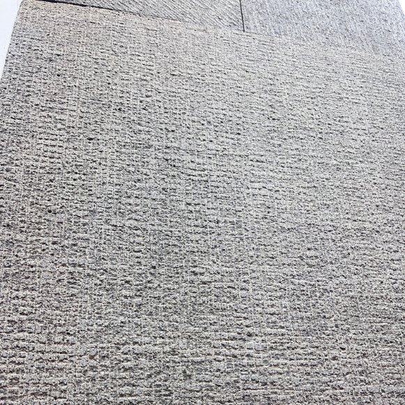 Stone Wall Cladding Chiseled Water Feture Stone Facade Tile Waterflow Serrated Surface Basalt Wall Tile