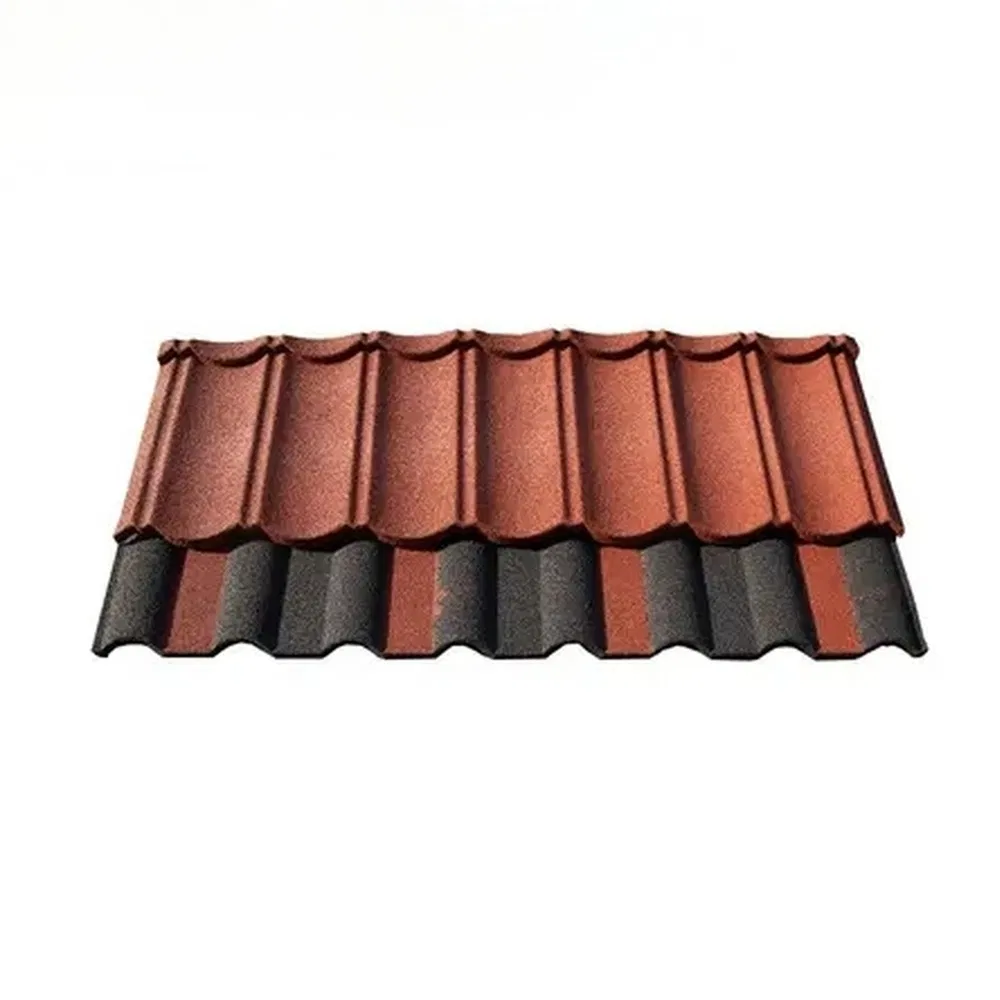 China Manufacturing 1340mm Length Stone Coated Tudor Metal Colored Roof Tile