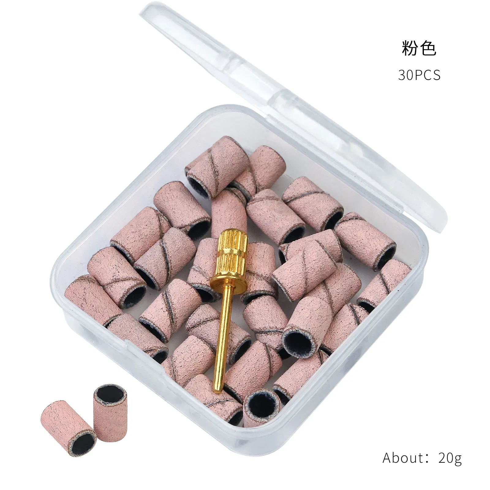 Professional Nail Tool Durable Coarse Fine Ring Nail Sanding Bands