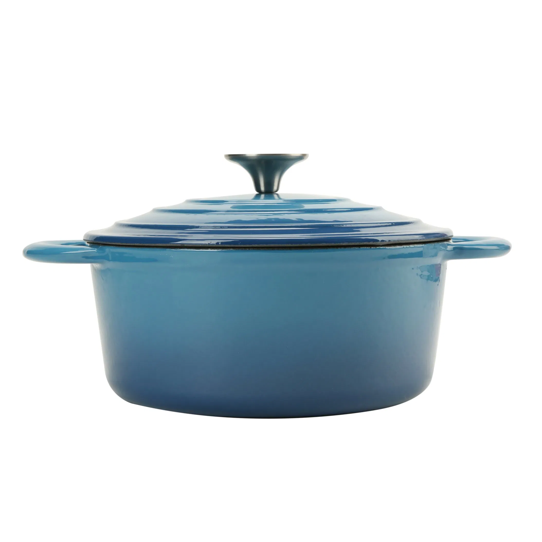 22cm 8.7 Inch No-Stick Cast Iron Casserole Cooking Pots with Enamel Coating Cast Iron Dutch Oven