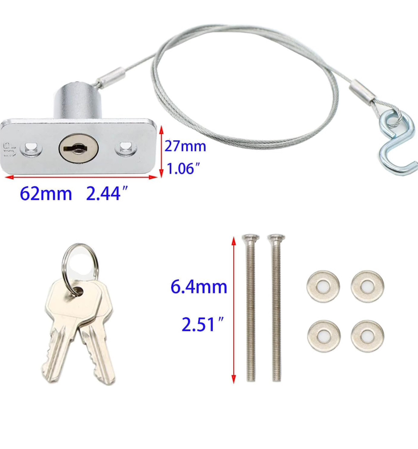 Garage Door Lock, Warehouse Door Lock, Emergency Lock, Door Lock, Industrial Door Lock, Al-Cy-3