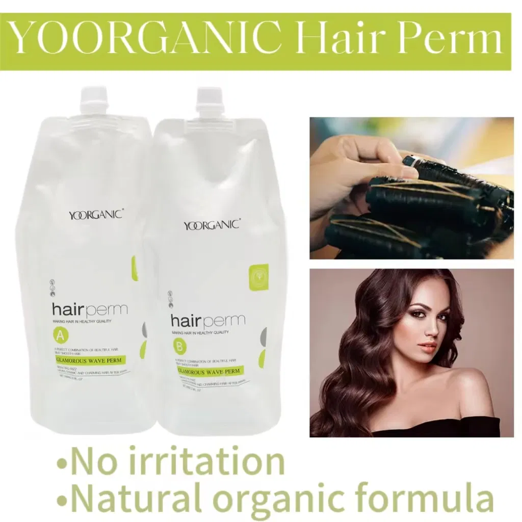 Permanent Hair Curling Perm Lotion Digital Cold Wave Perm Cream Tea Oil Hair Relaxer and Styling Agent 2 in 1