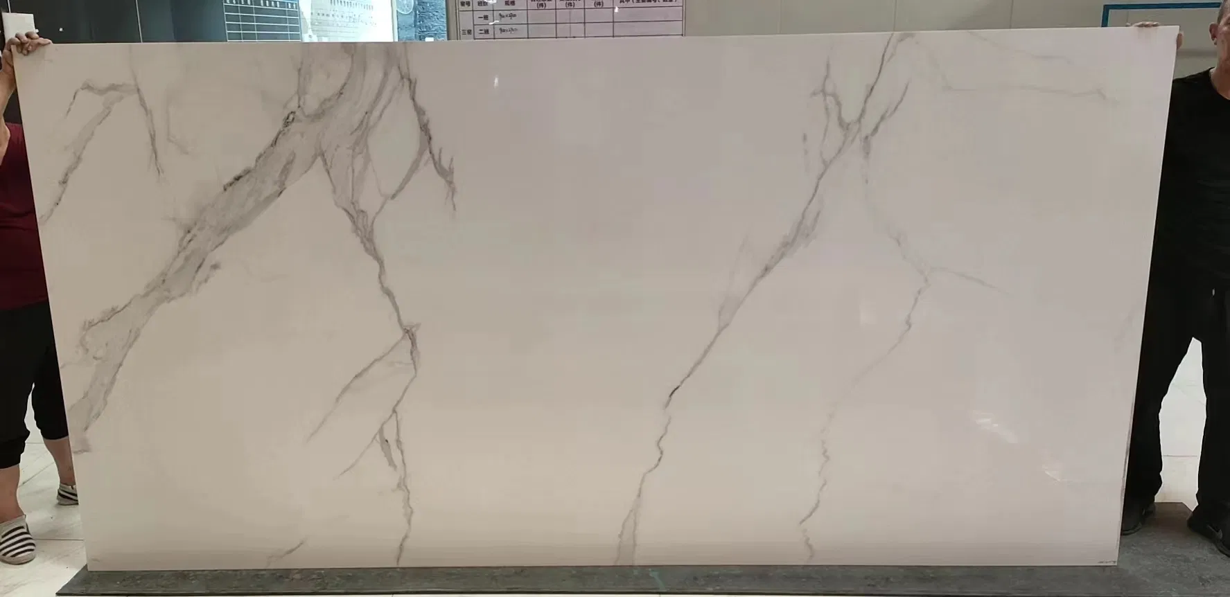 Best Selling Rock Slab TV Background Wall New Chinese Sintered Stone Slab 12mm with Marble Look Artificial Stone
