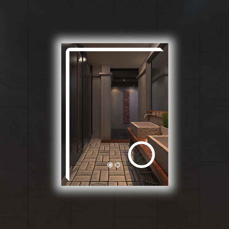 Explosion-Proof Defogger Bathroom LED Mirror Mirror with Touch Switch