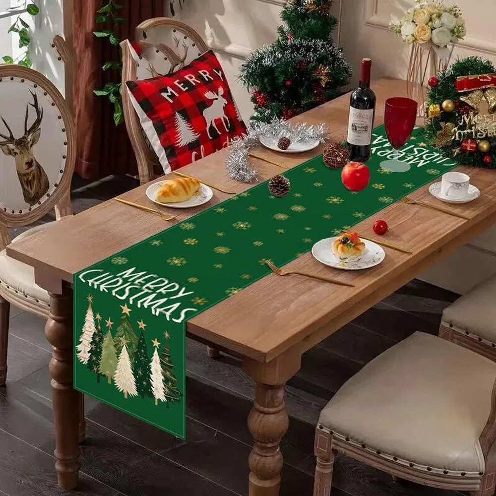 Wholesale Tablecloth Sewed Table Runner for Wedding Home Party Christmas Decoration