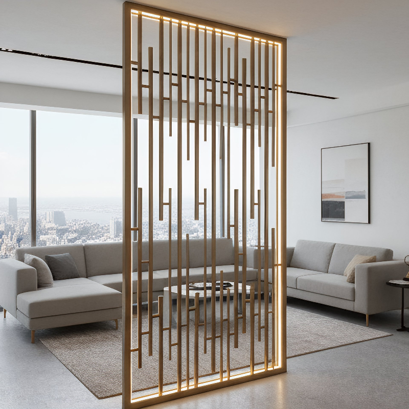 Premium Laser Cut Stainless Steel Screen for Stylish Room Division