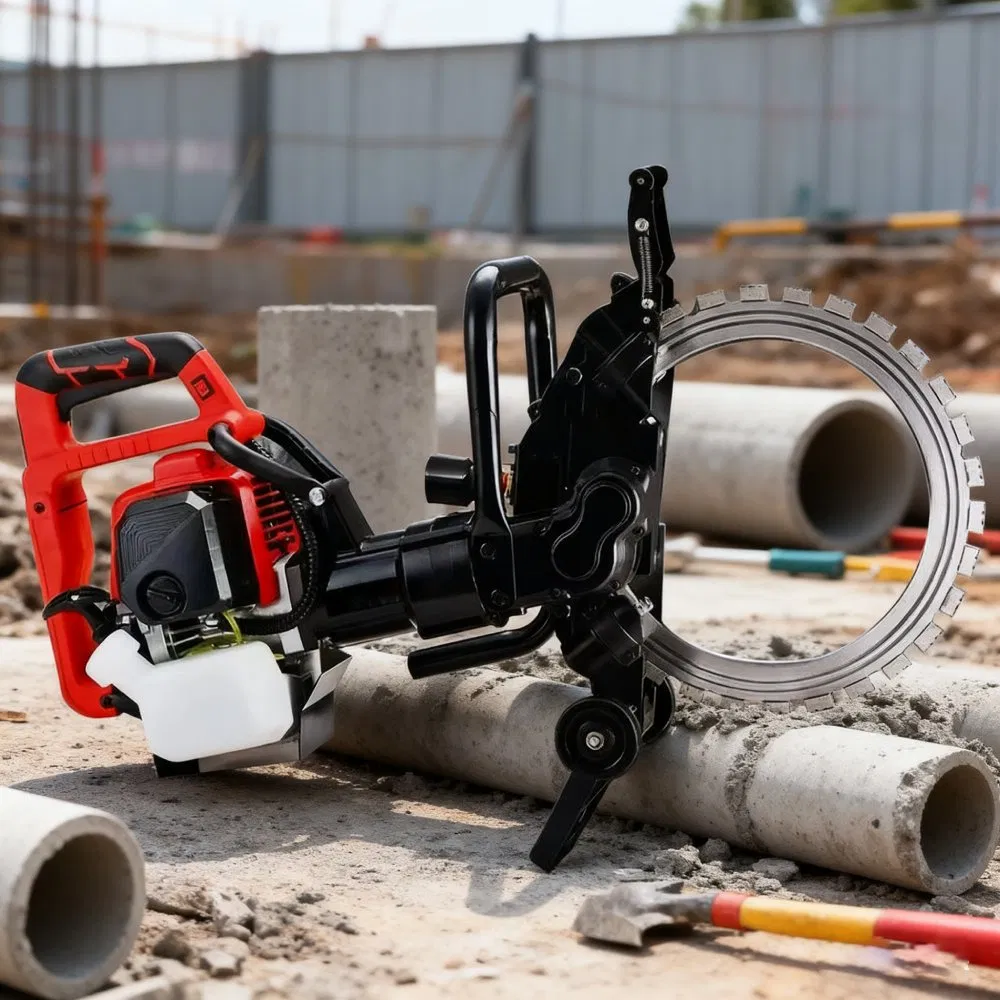 Glgw 83cc High Quality Industrial Wall Chaser Gasoline Ring Saw with 400mm Cutting Blade