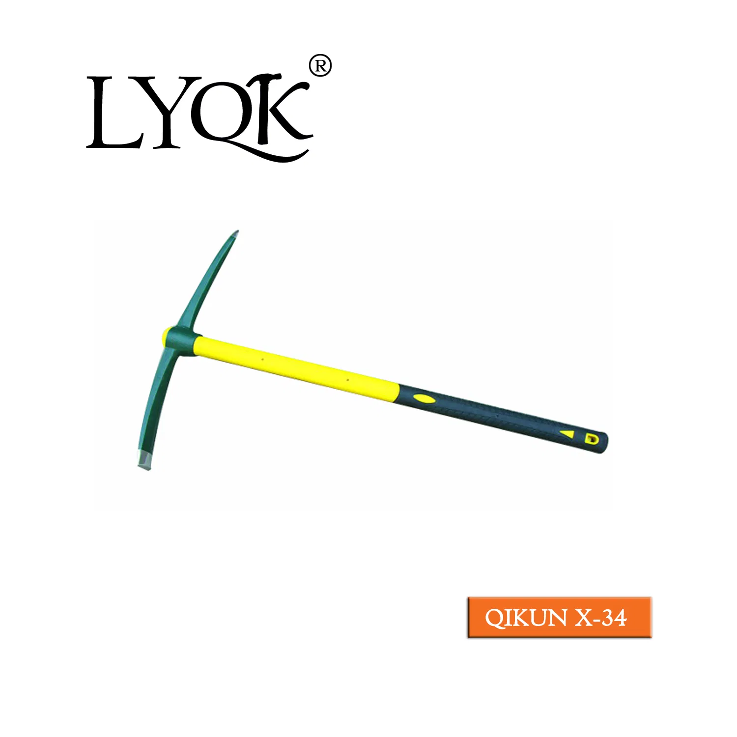 X-34 High Quality Rail Steel 65mn Agriculture Farm Garden Hardware Hand Tools Pick Head Mattock Pickaxe