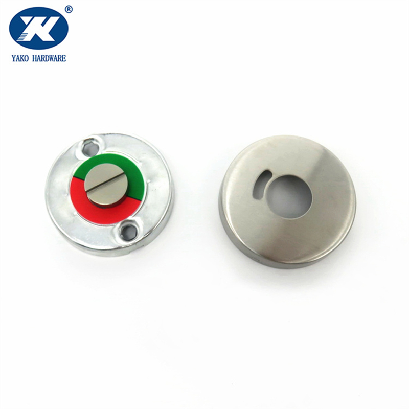 Stainless Steel Turn Knob for Wc Round Toilet Partition Indicator