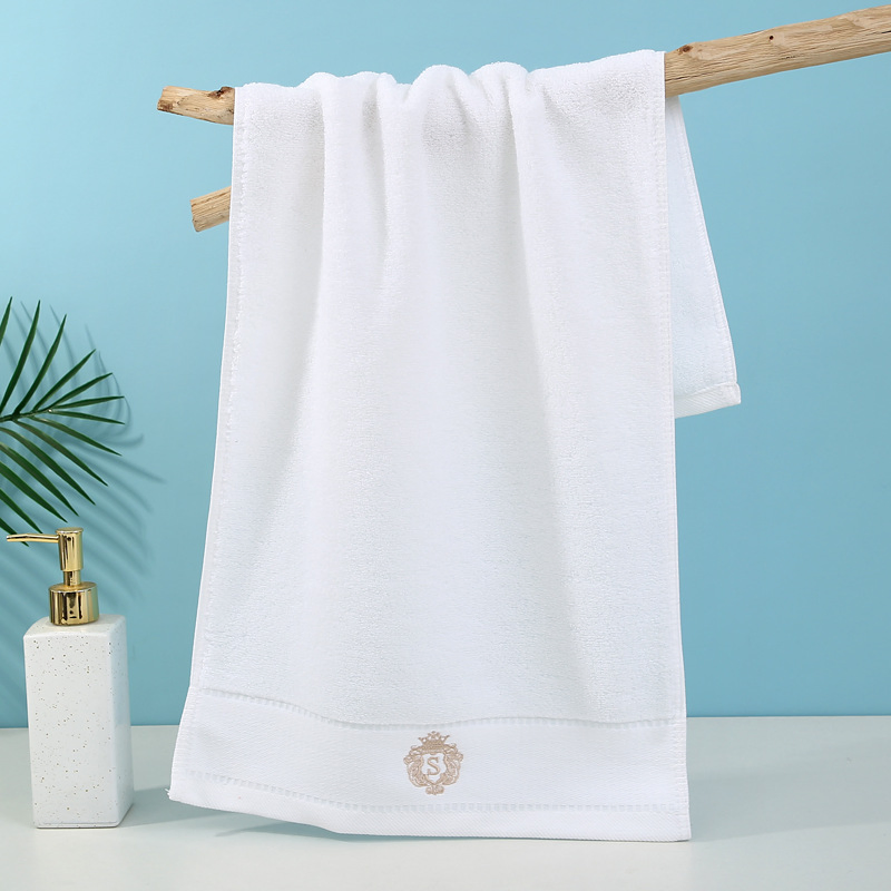 Luxury Embroidery 100% Cotton Hotel Towels Face Hand Bath Hotel Towel Set