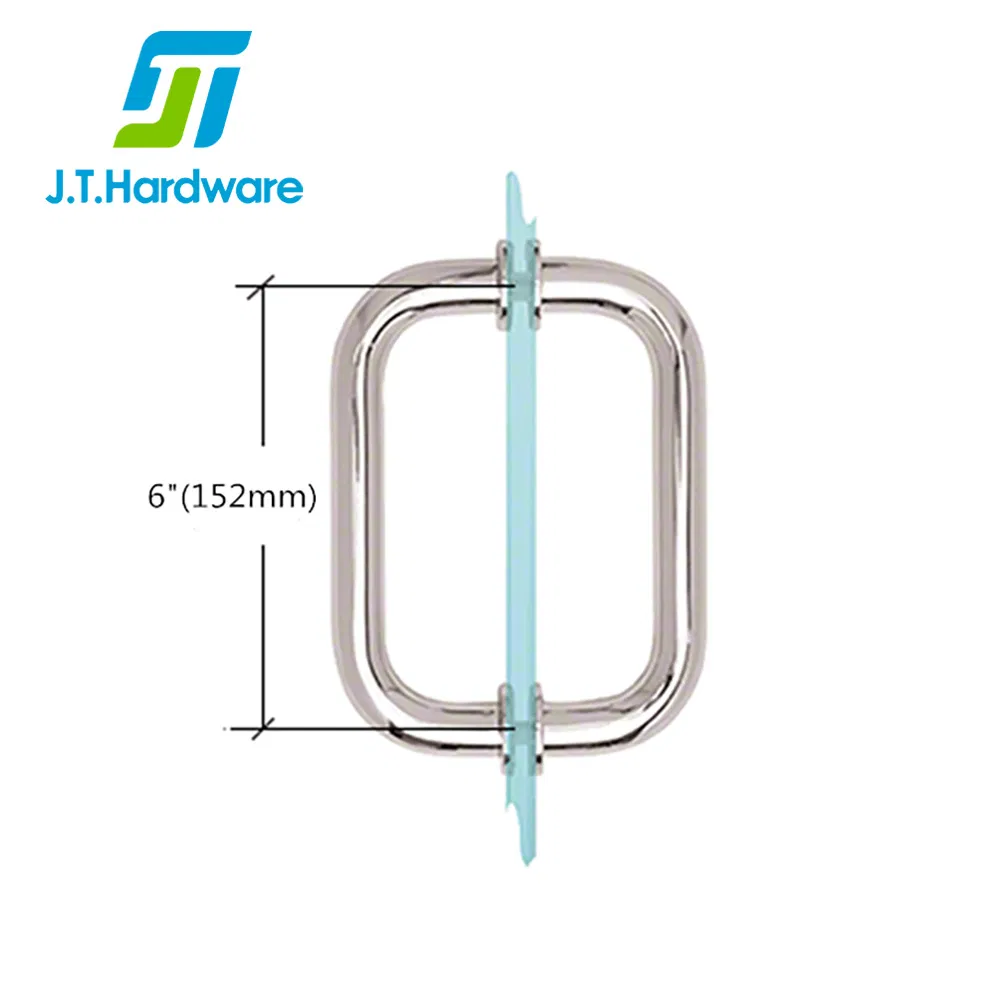American Cr L Modern Wholesale Bm Stainless Steel/Brass/Aluminum Tubular Chrome Bathroom Main Shower Enclosure Room Glass Interior Sliding Pull Door Handle