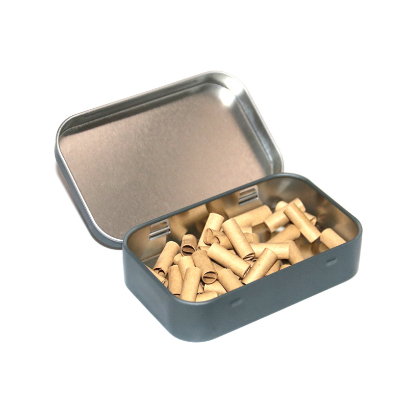 Tinplate Flip-Top Tobacco Box Hand-Rolled Smoking Box Portable Box Smoking Accessories