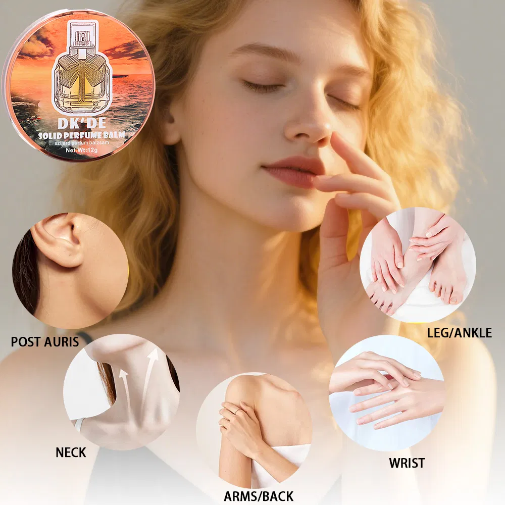 6 Styles Refresh Rose Fragrance Gel Solid Perfume Balm