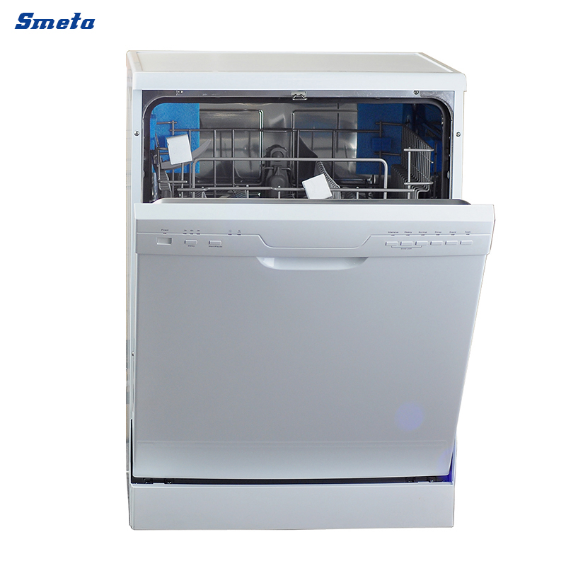 220V 50Hz Home 60cm Width 14 Place Sets White Dishwasher Machine