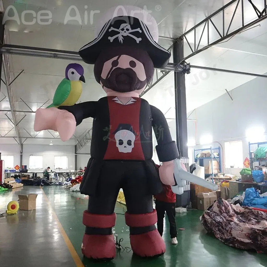 Promotion Giant Inflatable Pirate Cartoon Inflatable Pirate Captain for Advertisement