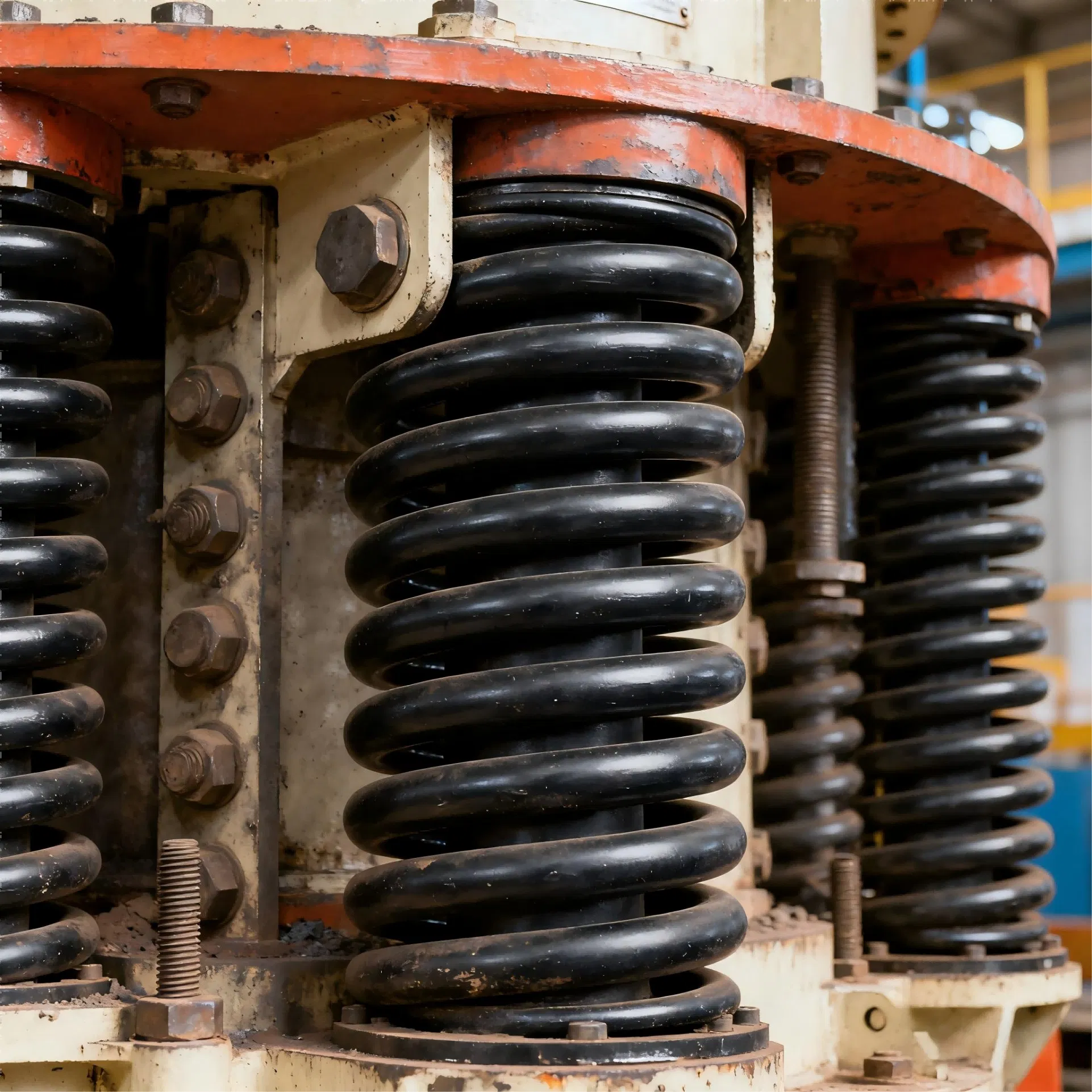 Factory Supplier Customized Entirely Industrial Spiral Compression Spring for Engineering Machinery