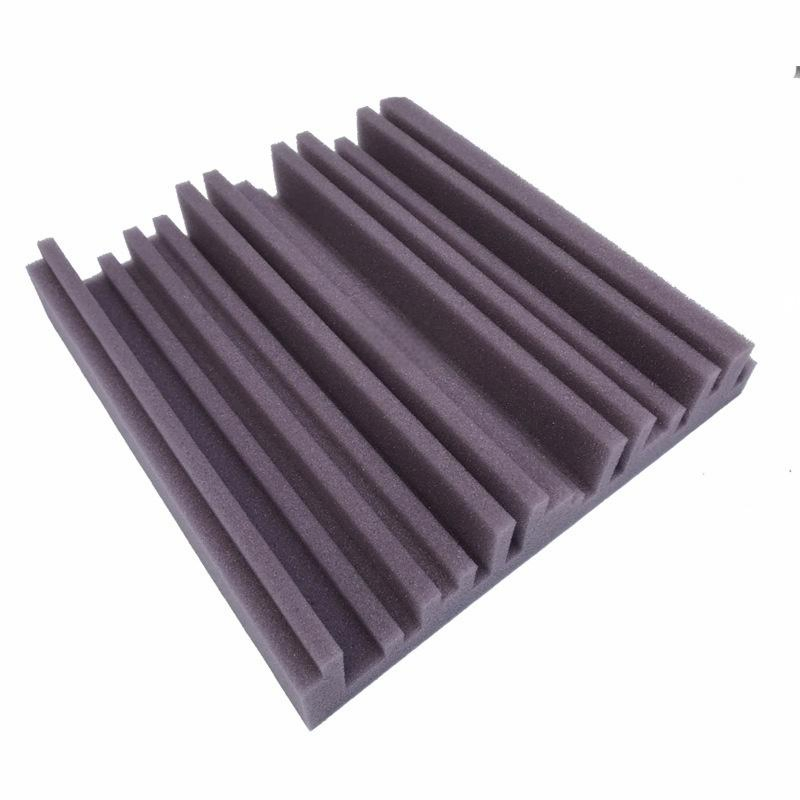 Acoustic Foam Panels 12 X 12 X 2 Inch Soundproof Recording Studio Foam Groove Decorative