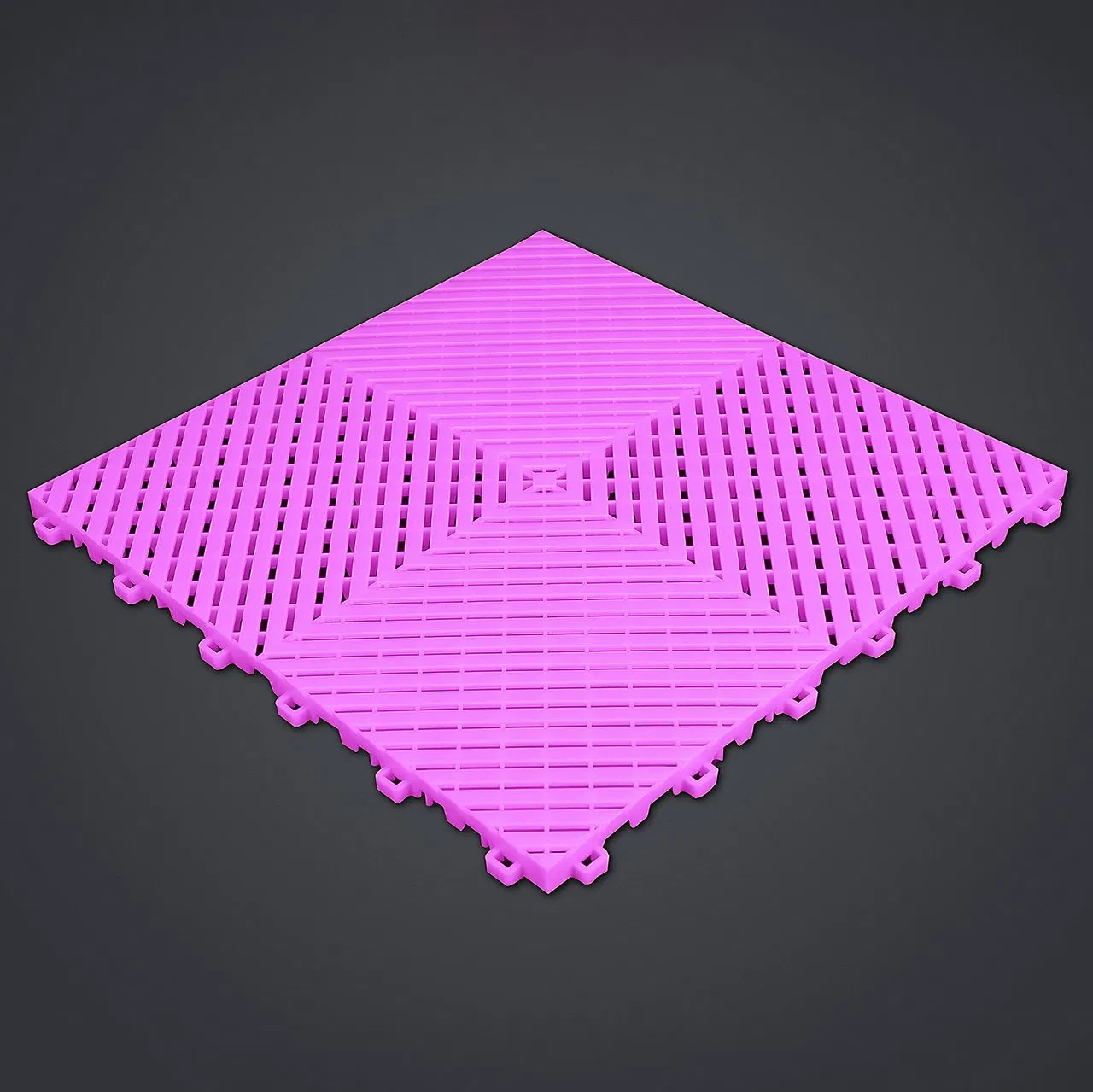 Напольная плитка для гаража AGS, 18 мм, с дренажем