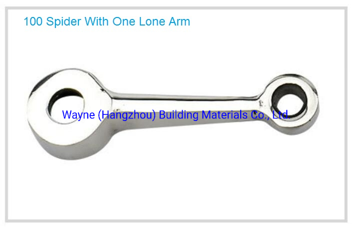 100mm Stainless Steel Spider with One Long Arm, Glass Spider, Curtain Wall Hardware