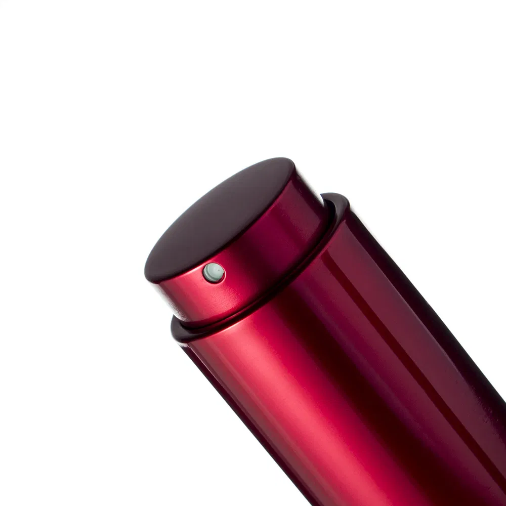 Reusable Empty Transparent Travel Spray Bottle Perfume Cosmetic Silver Aluminum Glass Bottle