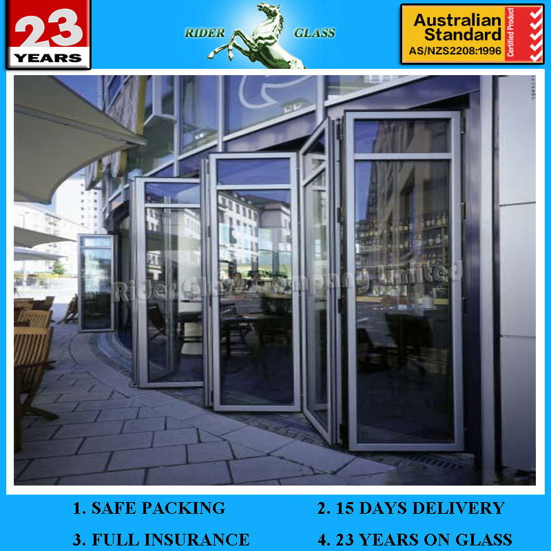 3-12mm Ultra Clear Glass Entry Doors Tempered Glass