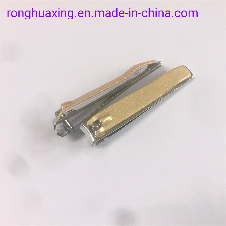 2019 Newest Carbon Steel Professional Nail Clipper Manufacturer with Glitter Painting Handle