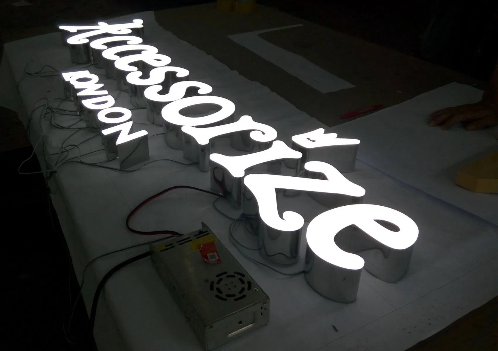 Customs Front Lit Channel Letter Sign Outdoor Advertising Usage LED Sign