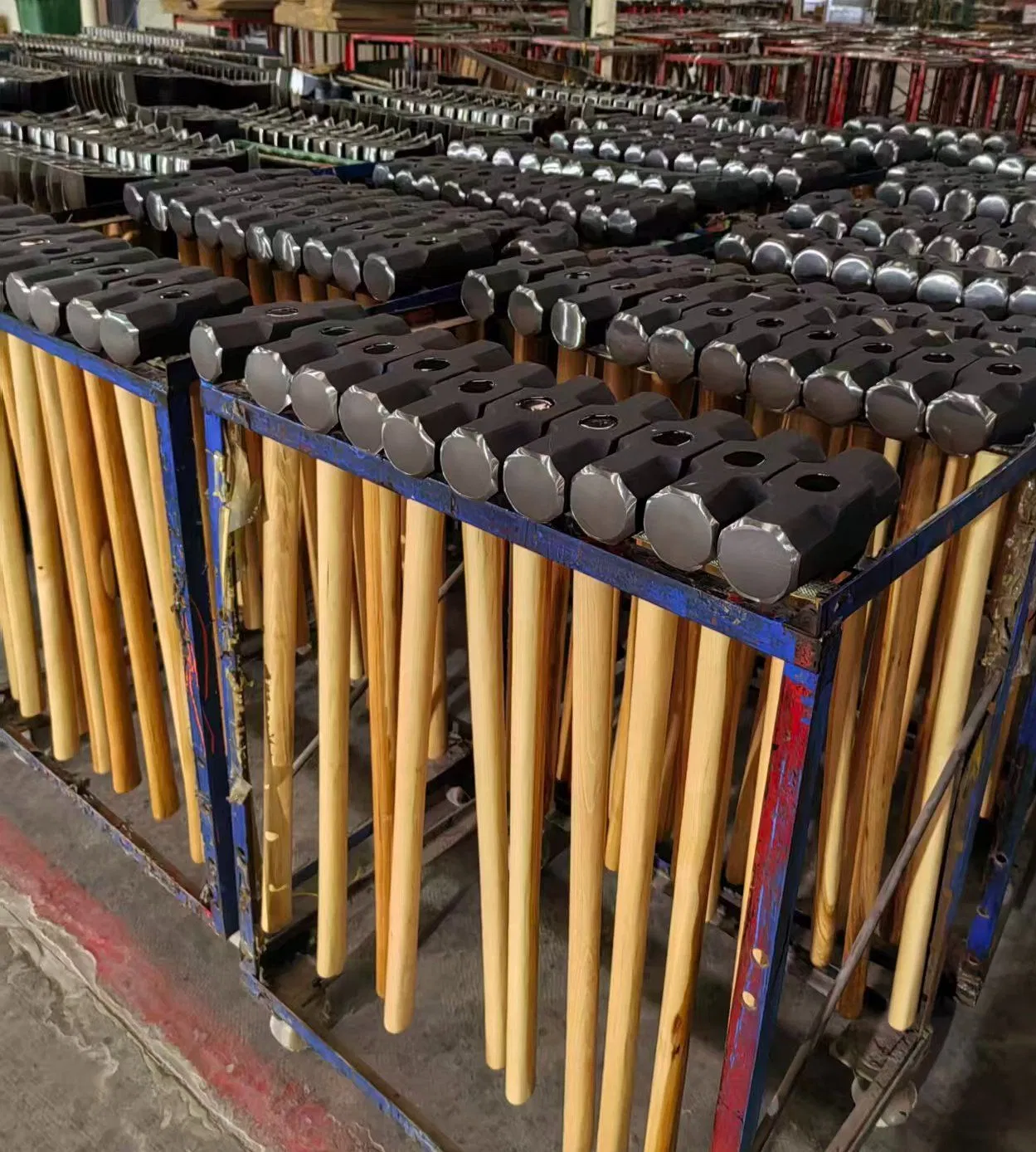 High Quality Forged Steel Hickory Handle 12lb Striking Tools Sledge Hammer